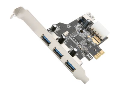 SYBA USB 3.0 PCI-e Card with HDD Power Connector (3 + 1 Ports) Model SD-PEX20080