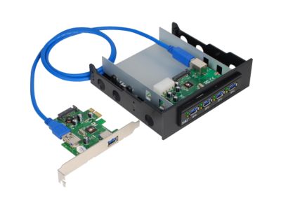 SIIG SuperSpeed USB 3.0 Bay Hub+Host Kit Model JU-H40411-S1