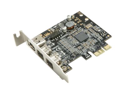 SYBA Low Profile PCI-Express 1394B/A Firewire Card Model SD-PEX30009