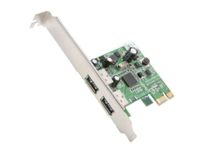 SYBA USB 3.0 SuperSpeed 2-port PCI-Express Controller Card NEC uPD720200 Chipset Model SY-PEX20045