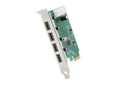 GWC USB 3.0 SuperSpeed 4-Port PCI Express Card Model PU3040