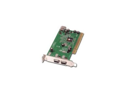 SIIG Low profile 1394 (FireWire) 3-port (2 ext. & 1 int.) host adapter Model LP-N21011-S8