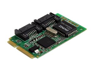 StarTech 2 Port Mini PCI Express Internal SATA II Controller Card Model MPEXSATA22I