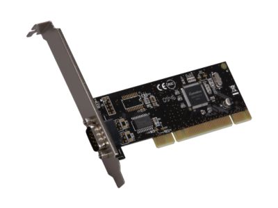 SYBA PCI 1-Port Serial DB9 RS232 Card with Low Profile Bracket - RoHS Model SD-PCI15024