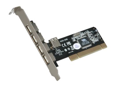 VANTEC 5-Port USB 2.0 PCI Host Card Model UGT-PC210