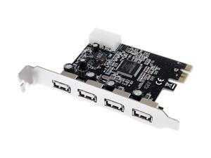 StarTech 4 Independent Port PCI Express USB 2.0 Adapter Card Model PEXUSB400