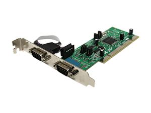 StarTech 2 Port PCI RS422/485 Serial Adapter Card with 161050 UART Model PCI2S4851050