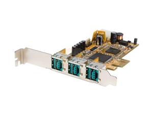 StarTech 3 Port PCI Express 12V PoweredUSB Adapter Card - USB PlusPower