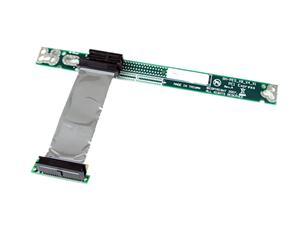 StarTech PCI Express Riser Card x1 Left Slot Adapter 1U with Flexible Cable Model PEX1RISERF