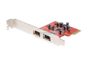 StarTech 2 Port PCI Express 1394a FireWire Adapter Card