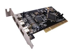 SYBA PCI Low Profile 2 x port 1394B + 1 port x 1394A Firewire Card Model SD-LP-TIFWB
