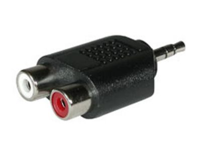 Cables To Go 40645 3.5mm Stereo Male To Dual RCA Female Adapter