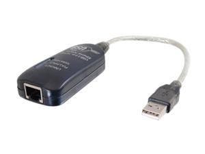 Cables To Go 39998 7.5in USB 2.0 Fast Ethernet Adapter Cable