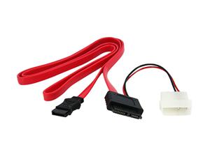 StarTech SLSATAF36 36in Slimline SATA Female to SATA with LP4 Power Cable Adapter