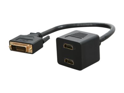 BYTECC BTA-34 HDMI Female x 2 to DVI-D(Dual link) Male Adaptor