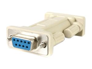StarTech NM9FF DB9 RS232 Serial Null Modem Adapter - F/F