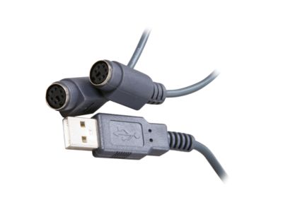 IOGEAR GUC10KM PS/2 to USB Adapter for keyboard/ mouse