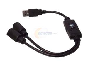 SIIG JU-ACB012-S2 USB to PS/2 adapter cable
