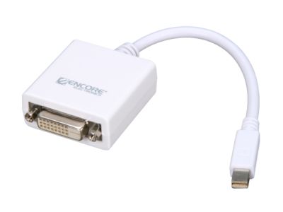 Encore ENCA-MDD Mini DisplayPort Male to DVI Female Adapter