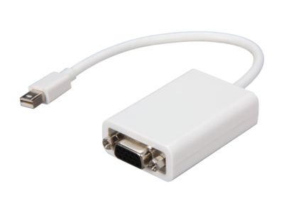 SYBA CL-ADA33009 6" Mini DisplayPort to VGA Adapter Cable, White