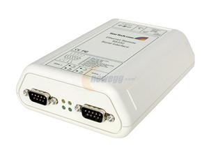 StarTech NETRS232_2 2 Port RS-232 Serial Ethernet IP Adapter (Device Server, Console Server)