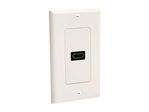 StarTech HDMIPLATE Single Outlet Female HDMI® Wall Plate -White