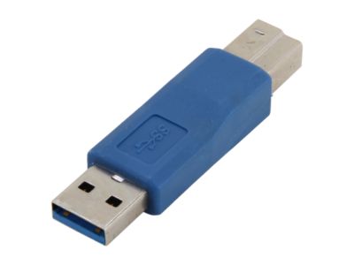 SYBA SY-ADA20086 USB 3.0 Type A Male to Type B Male Adapter, Blue Color - OEM