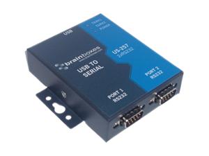 Brainboxes US-257 2 Port RS232 USB to Serial Adapter