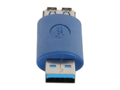 SYBA SY-ADA20083 USB 3.0 Plug Adapter: Type-A Male to Type-A Female, Gender Changer - OEM