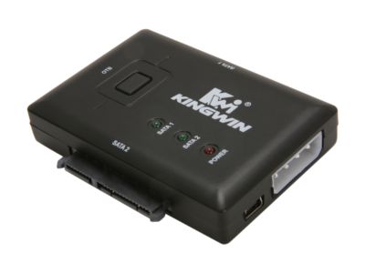 KINGWIN KWI-S2 USB 2.0 to Dual SATA Adapter w/ OTB