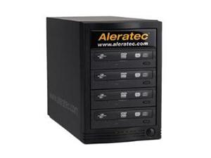 Aleratec Black 1 to 4 20X DVD+R 8X DVD+R DL 20X DVD-R 12X DVD-RAM 40X CD-R 32X CD-RW DVD CD Tower Publisher HLS System LightScribe Support Model 260170