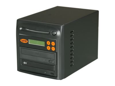 Systor Black 1 to 1 52X CD-R 24X CD-RW CD+G Karaoke Duplicator w/ USB Connection Model SYS01G