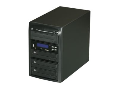Systor Black 1 to 3 8X DVD+RW 6X DVD-RW 56X CD-R 32X CD-RW Standalone Multimedia Backup Center + CD DVD Duplicator Model SYS03MB