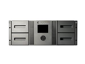 HP AJ038A Black 76.8TB Rack mount Fibre Channel Interface LTO Ultrium 4 StorageWorks MSL4048 Tape Library