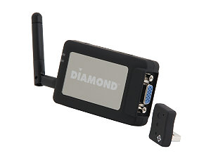 DIAMOND V-Stream Wireless WPCTVPRO PC to TV 1080P HDMI / VGA Interface
