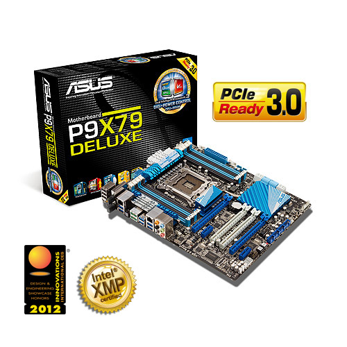 Asus P9X79 Deluxe motherboard con Intel Core i7 3930K procesador, 32 GB de RAM ((USADO))