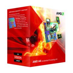 AMD CPU SERIE APU A4 3300 X2 SOCKET FM1, 2.5GHz QUAD-CORE A8-3850