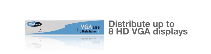 1:8 VGA CAT5 Distribution Amplifier