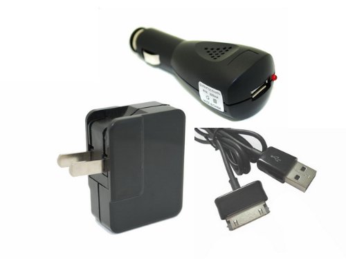 ac wall home car charger usb cable for samsung galaxy tab tablet 7 8.9 10.1"