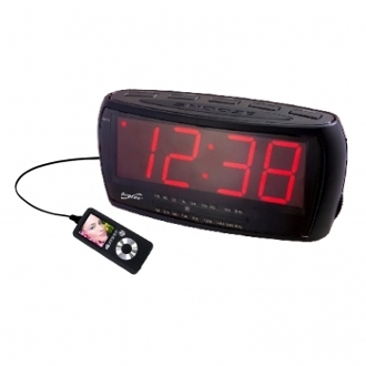 Supersonic SC-373 Digital Jumbo 1.8” LED Display Alarm Clock With AM/FM Radio