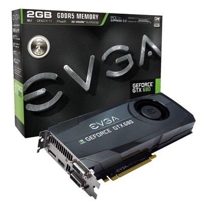 EVGA 02G-P4-2680-KR GeForce GTX 680 2GB 256-bit GDDR5 PCI Express 3.0