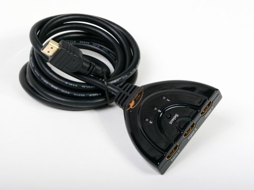 Atlona AT-HAD-V31 3x1 (1.3b) HDMI Automático Switch con 6-pies-Pro HDMI Pigtail y soporte 3D*sobre pedido*