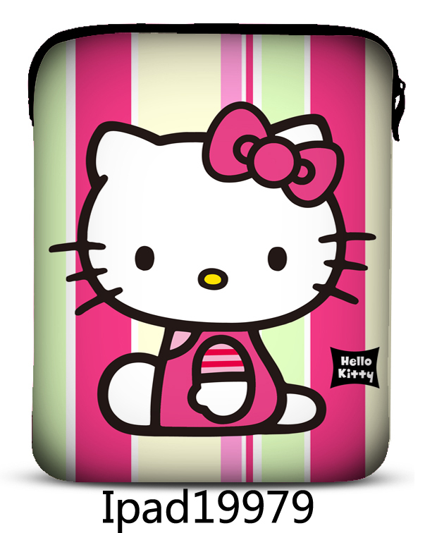 Hello Kitty Case Bag Cover For 9" Google Android Tablet PC MID Ipad 4 3 2 1