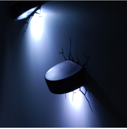 3D Wall Art Nightlight - Hockey