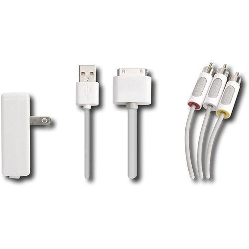 Composite USB Video Cable iPod iPad iPhone & Travel Power Adapter