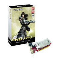 POWERCOLOR VC ATI AX3450 512MD2H HD3450 512MB DDR2 DVI-I/HDMI LOW PROF RTL