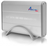 ENCLOSURE 3.5" AIRLINK AEN-U35SE SATA/IDE USB 2.0 COLOR PLATA