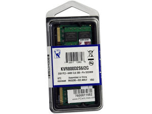 MEMORIA SODIMM DDR II KINGSTON 2GB 800MHZ CL6 (KVR800D2S6/2G)