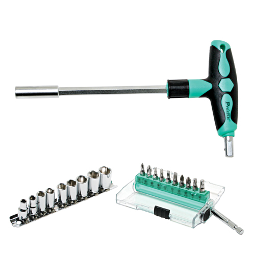 20 in 1 T-Handle Driver wih Sockets and Bits