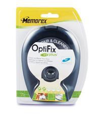 Memorex OptiFix Plus - Juego de reparación para CD/DVD